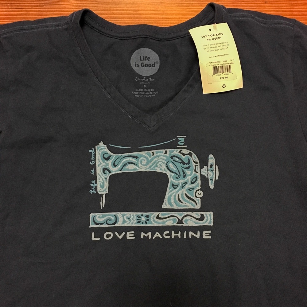 Life is good “Love Machine” tee!